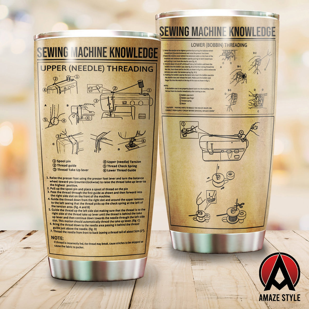 Sewing knowledge stainless steel tumbler HAC260302-HG-Vibe Cosy™