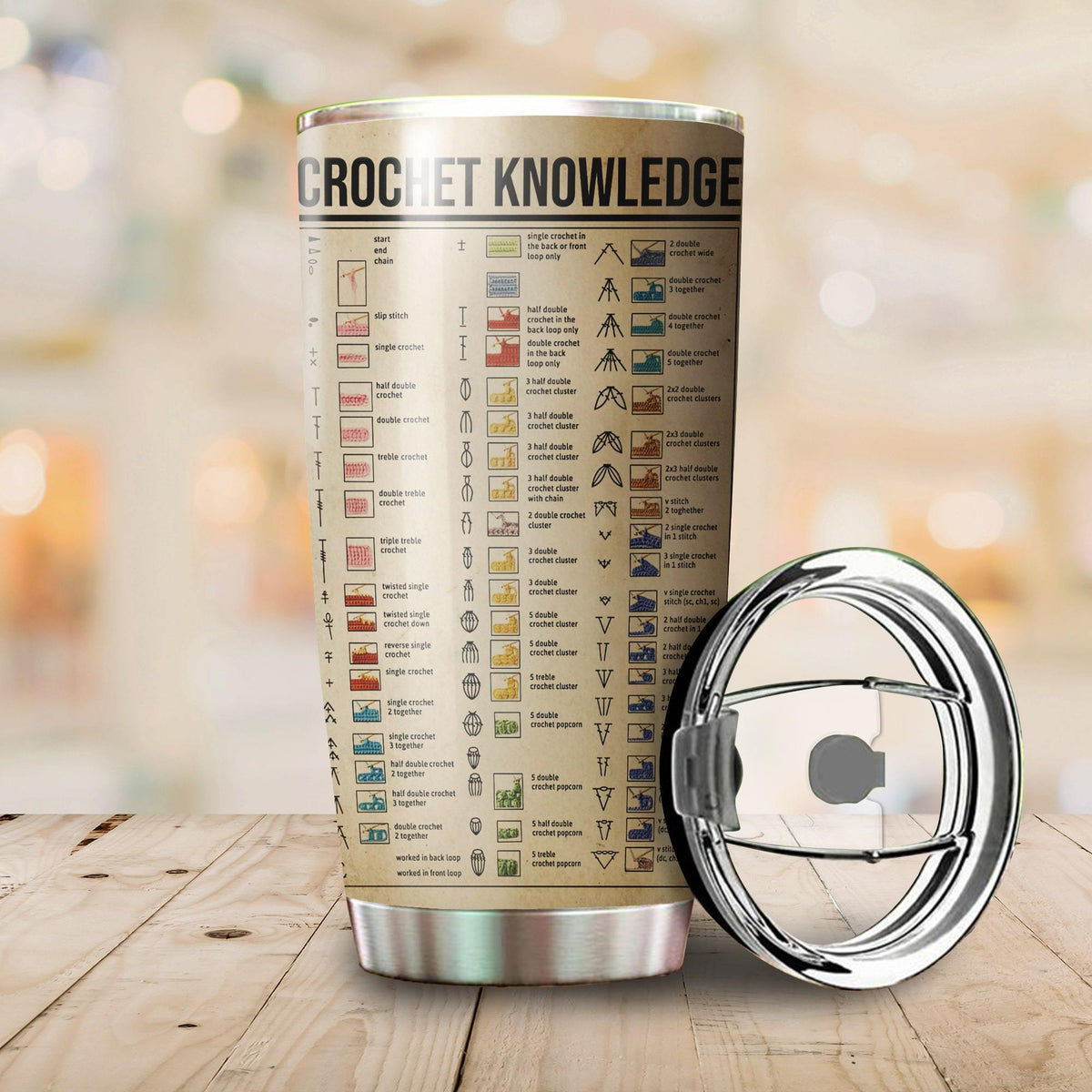Beautiful Crochet Knowledge Tumbler Premium AM092047-MEI