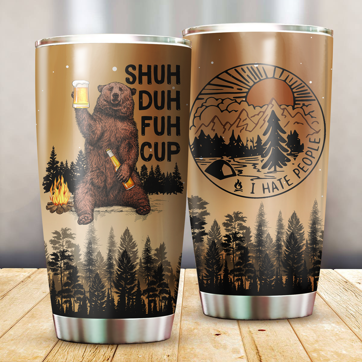 Shuh Duh Fuh Cup and let's go camping Ver.2-NNK-Vibe Cosy™