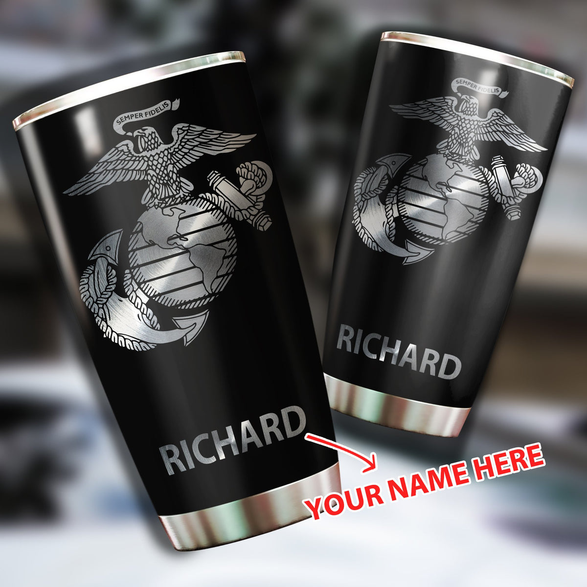 United States Marine Corps stainless steel tumbler HAC32303-HG-Vibe Cosy™