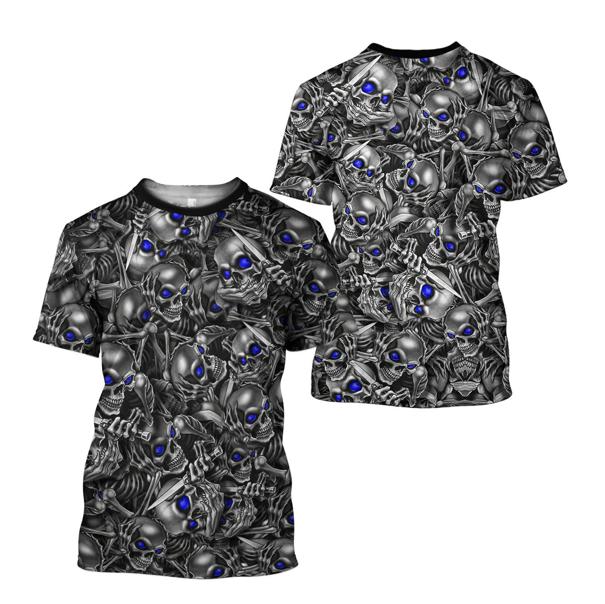 Blue Eyes Skull Unisex T-shirt KL12112201