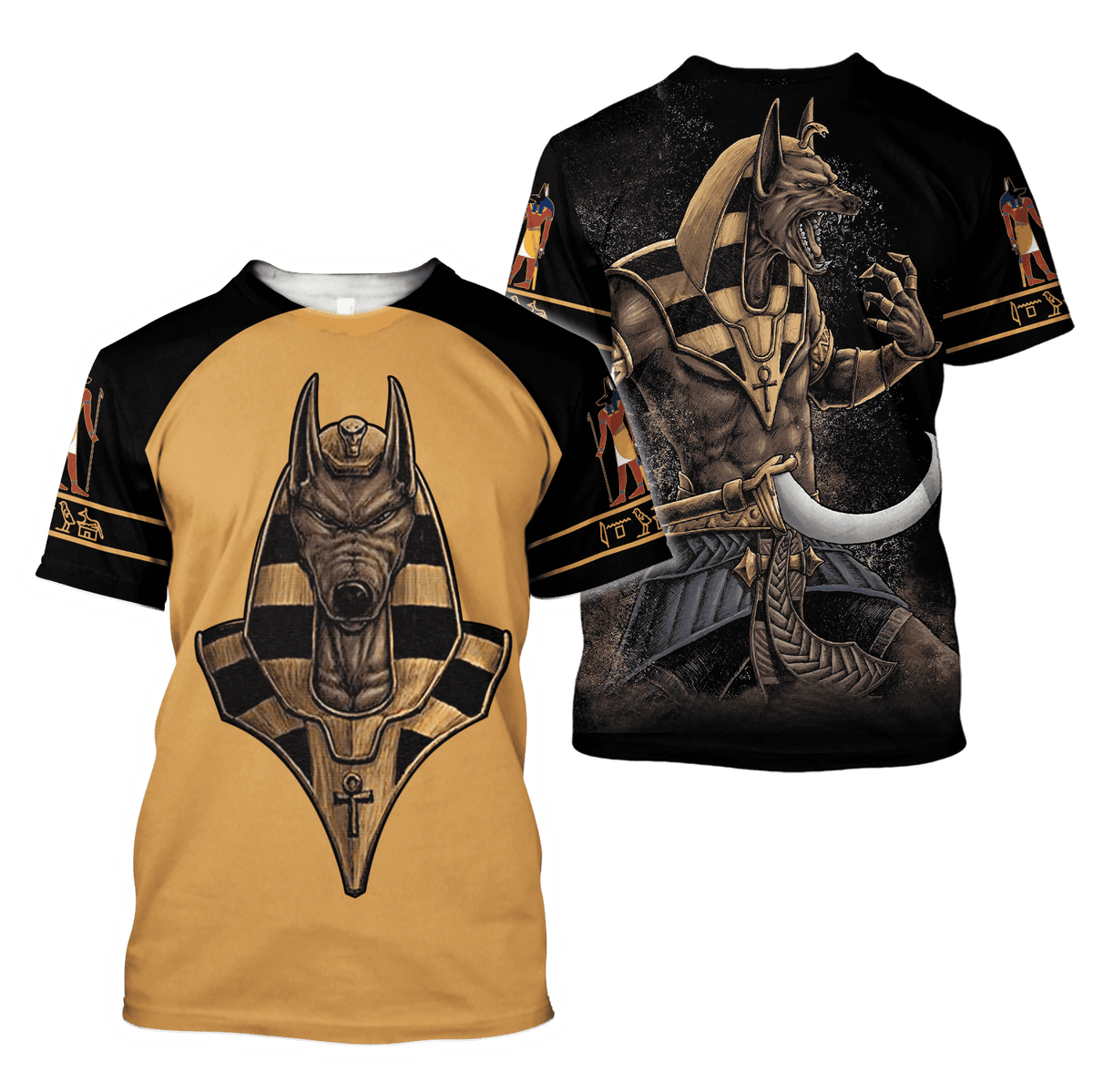 Gods of Egypt - Anubis 3D All Over Printed Unisex Shirts