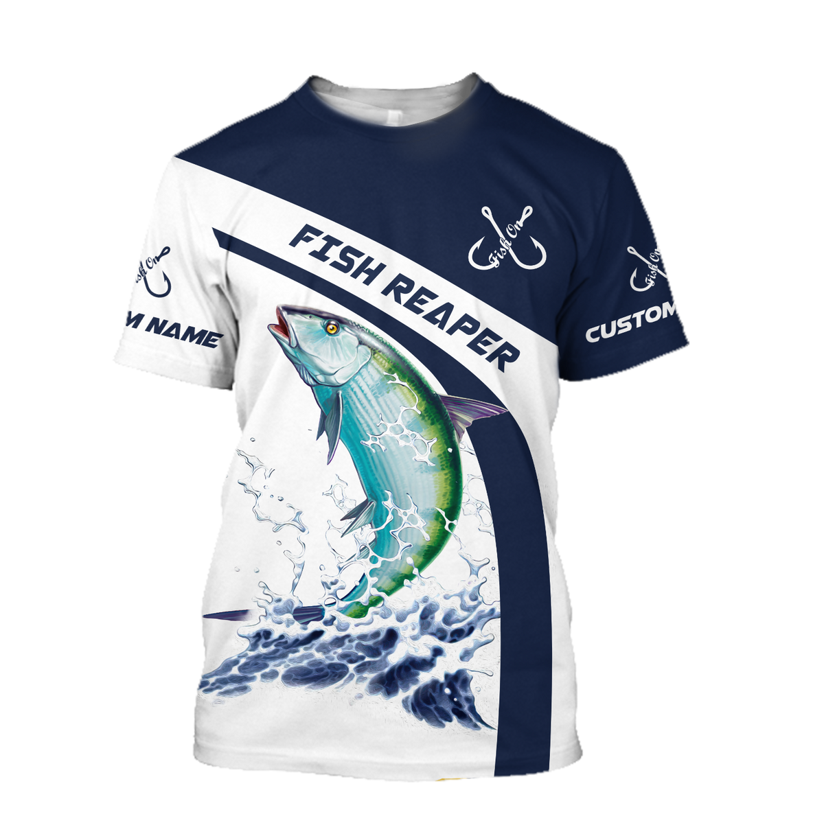Custom name Bonefish fishing design 3d print shirts