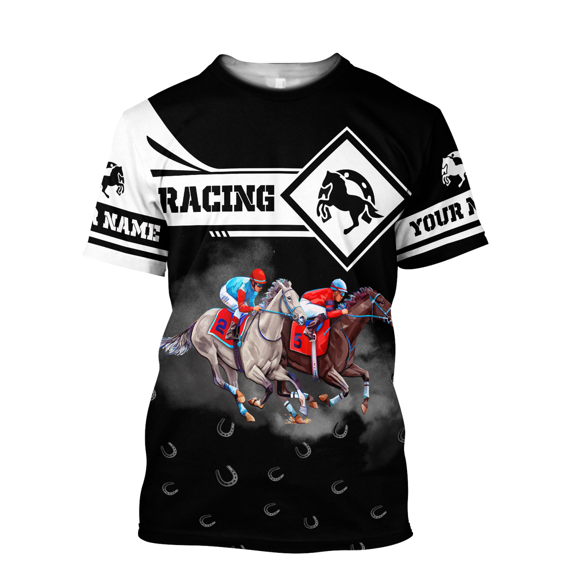 Personalized Horse Racing 3D All Over Printed Unisex Shirts