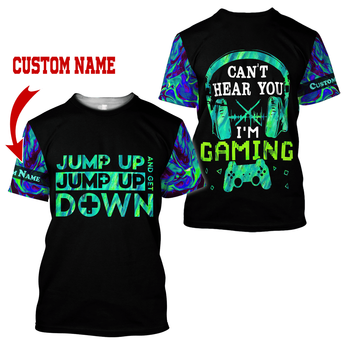 Can't Hear You I'm Gaming  Personalized Name Pi29042102
