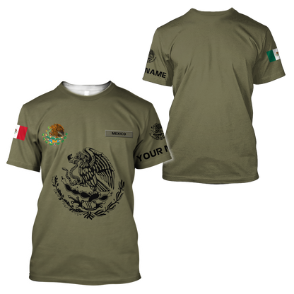 Mexican Customize 3D All Over Printed Shirts For Men And Women PD04012103