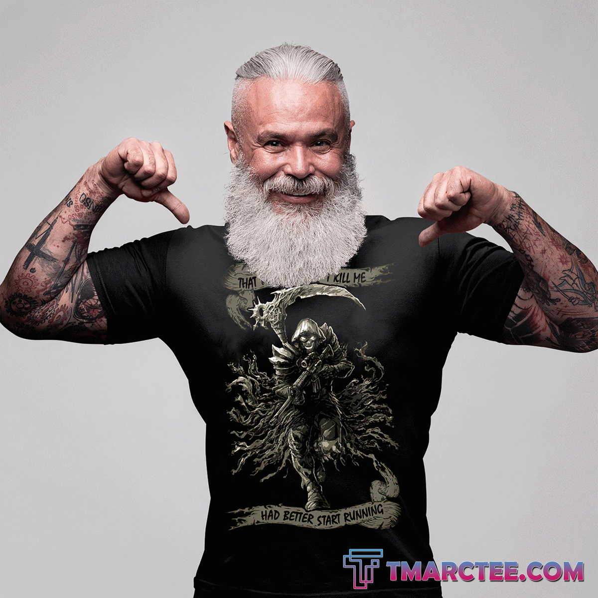 That Which Doesn't Kill Me, Had Better Start Running Veteran T-Shirt