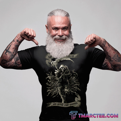 That Which Doesn't Kill Me, Had Better Start Running Veteran T-Shirt