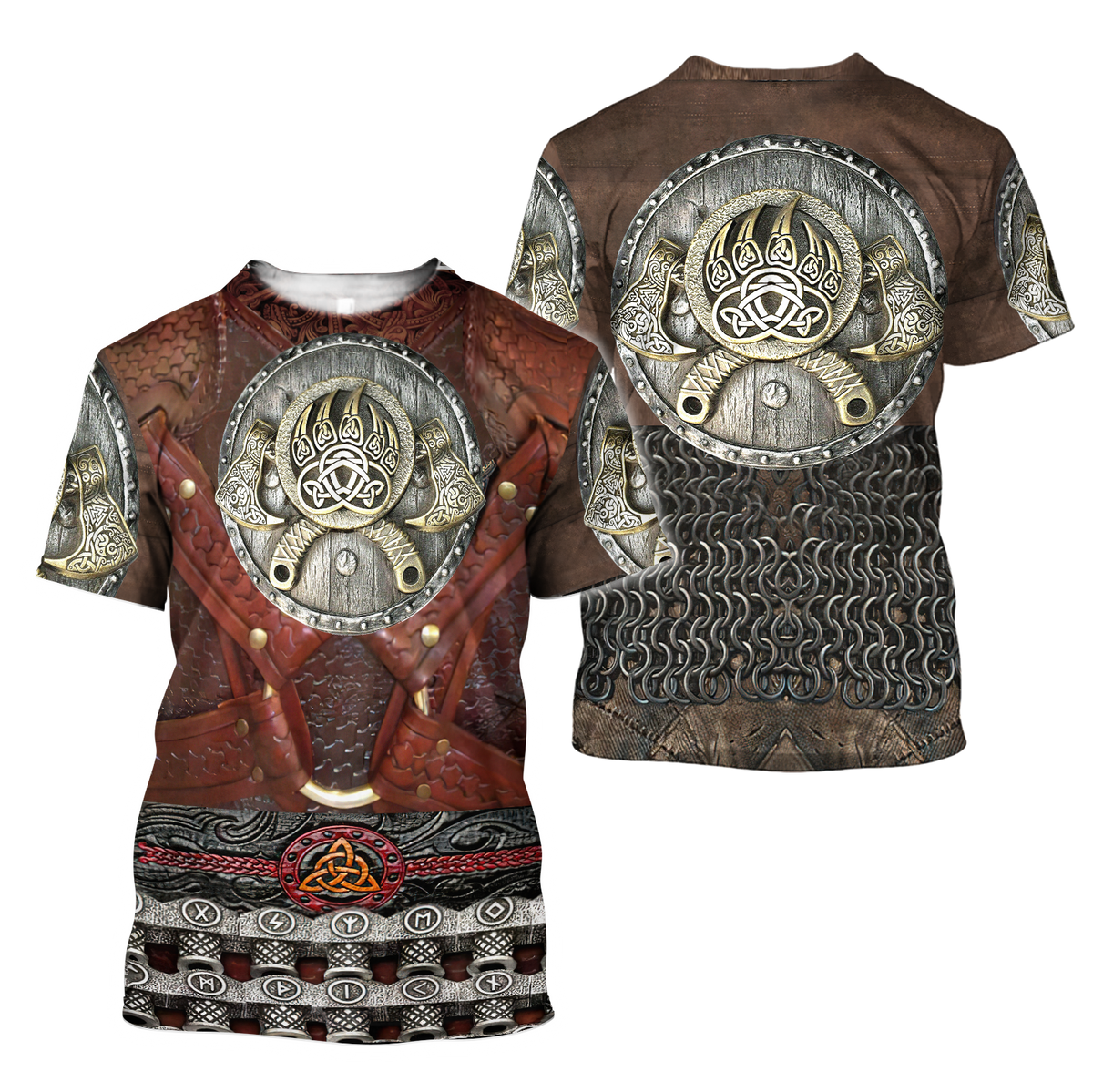 Viking Armor 3D All Over Printed Unisex Shirts