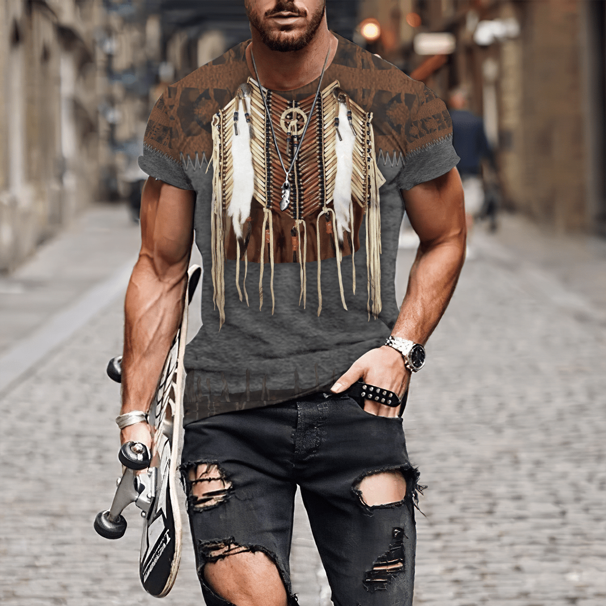 Native American 3D All Over Printed Unisex Shirts