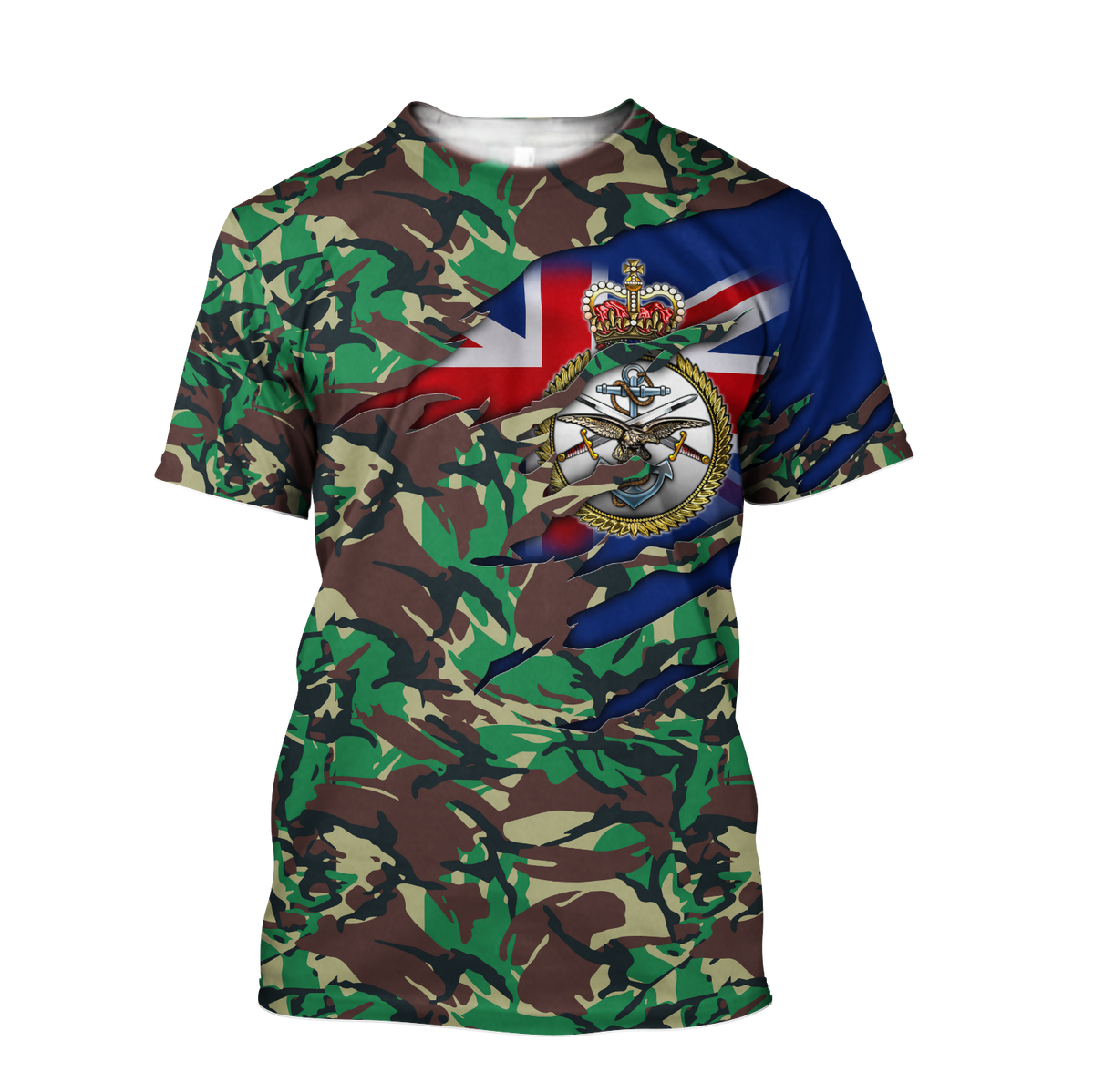 British Veteran 3D Printed shirts