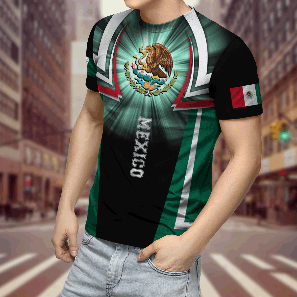Mexico 3D All Over Printed Unisex Hoodie