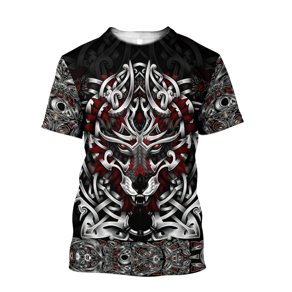 Wolf Viking 3D All Over Printed Unisex Shirt
