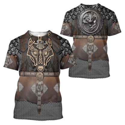 Viking Armor 3D All Over Printed Unisex Shirts