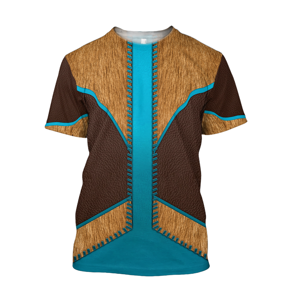 Native Cowboy Jacket No10 Cosplay 3D Over Printed Unisex Deluxe Hoodie ML