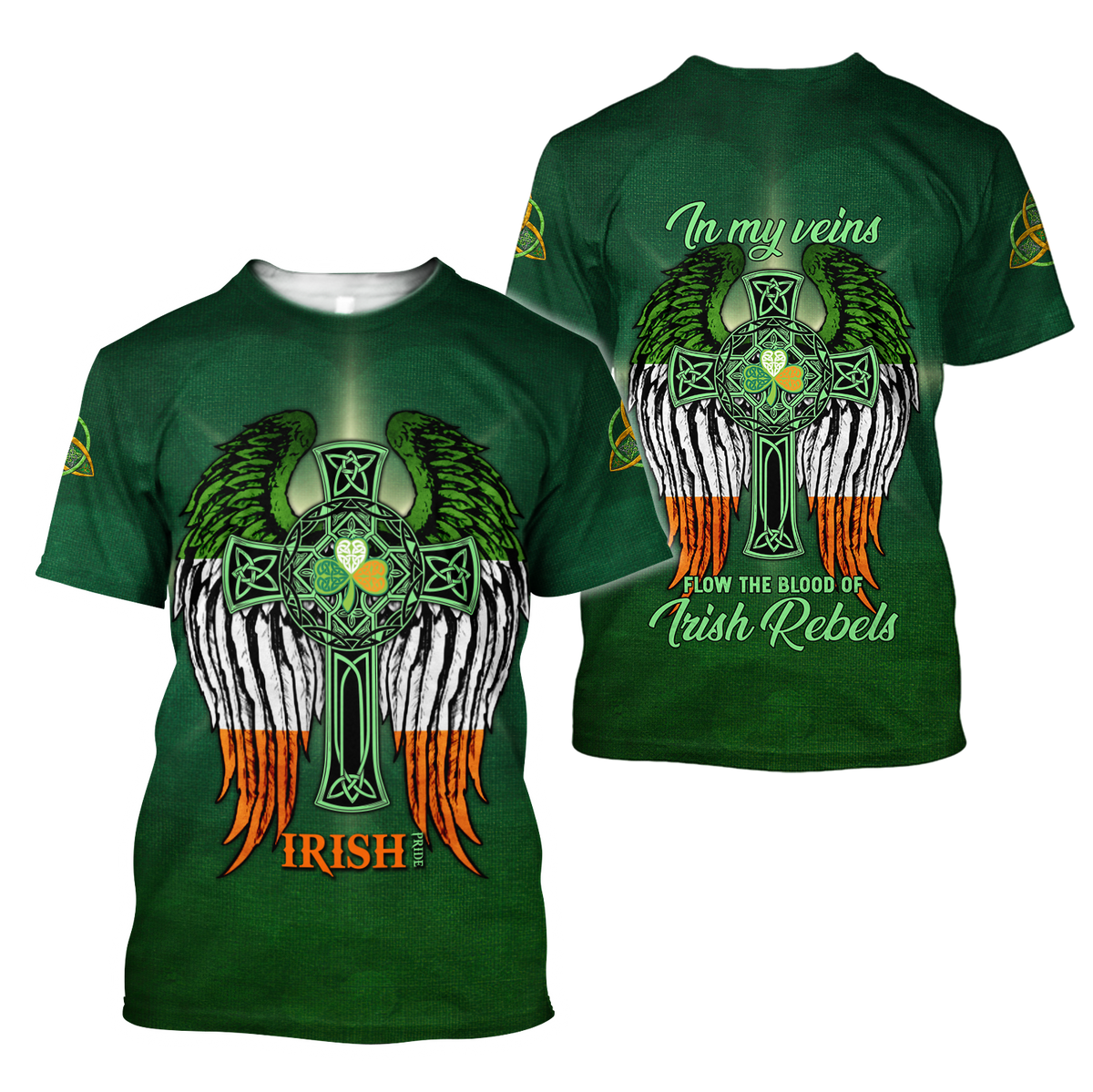 Irish In My Veins 3D All Over Printed Unisex Shirts DQB20022021