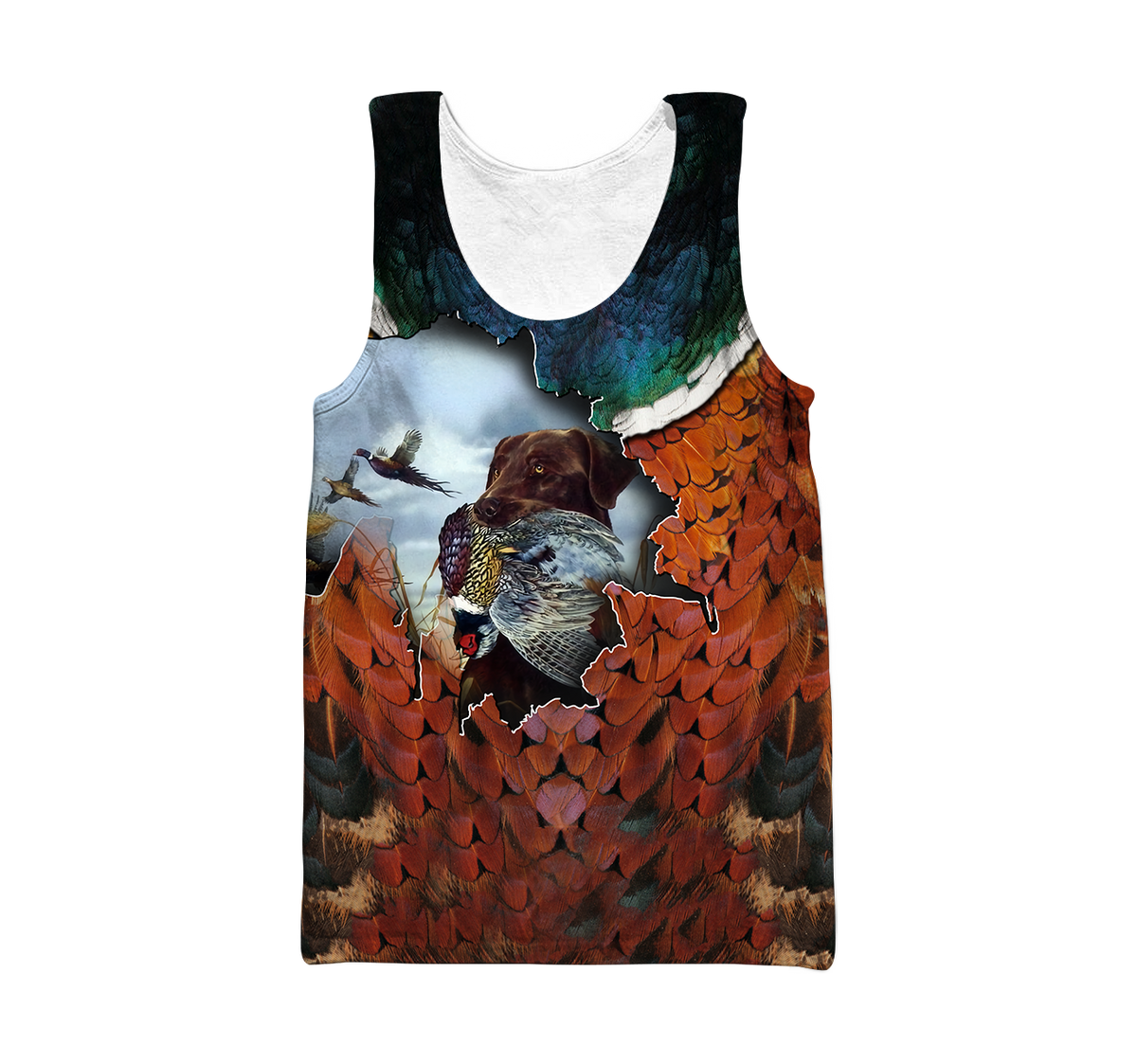 Pheasant Labrador Hunting 3D All Over Printed Shirts For Men And Women AZ100101-Apparel-MP-Tank Top-S-Vibe Cosy™