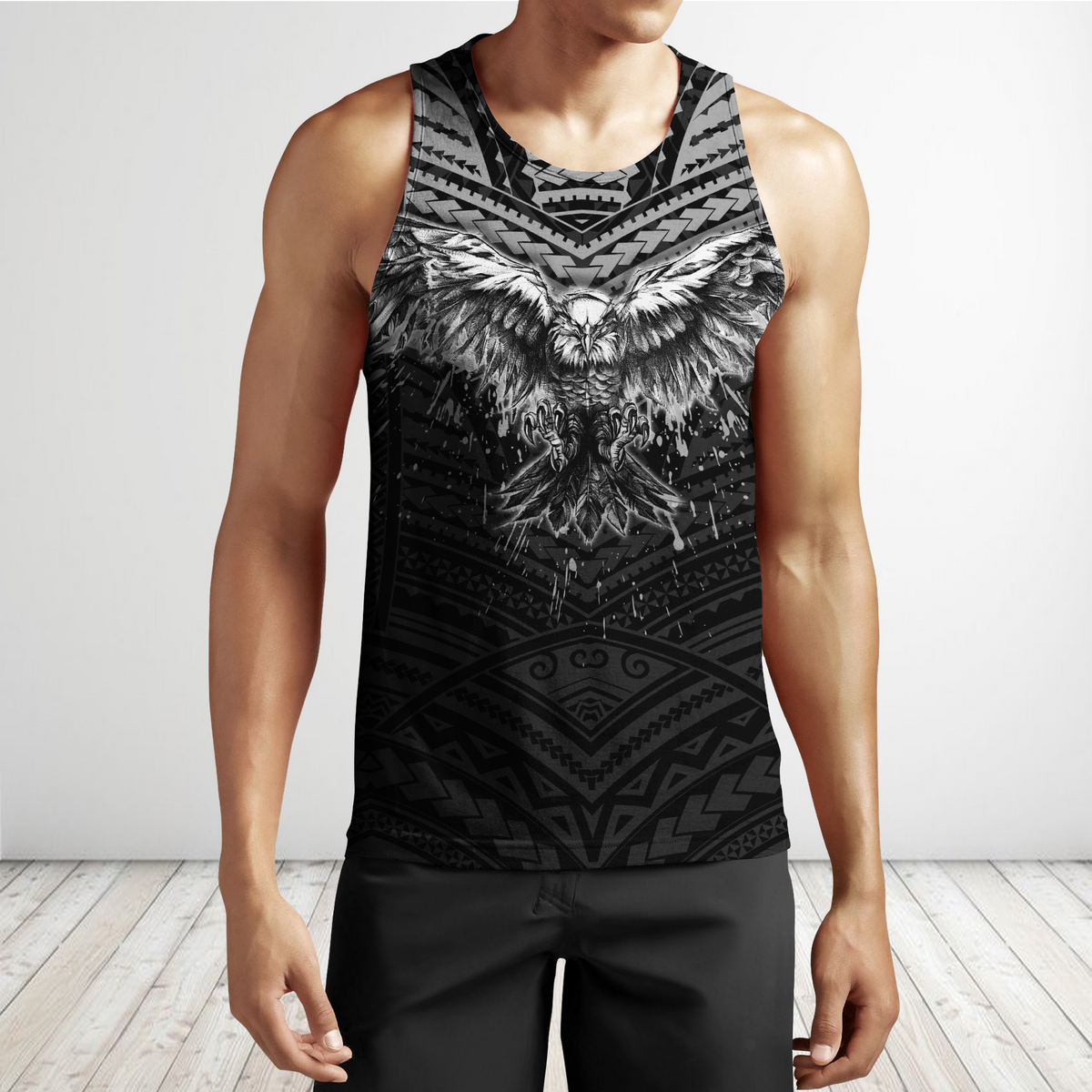 Eagle Tatoo Hoodie 3D All Over Printed Shirts For Men Pi25072002-LAM-Apparel-LAM-Hoodie-S-Vibe Cosy™