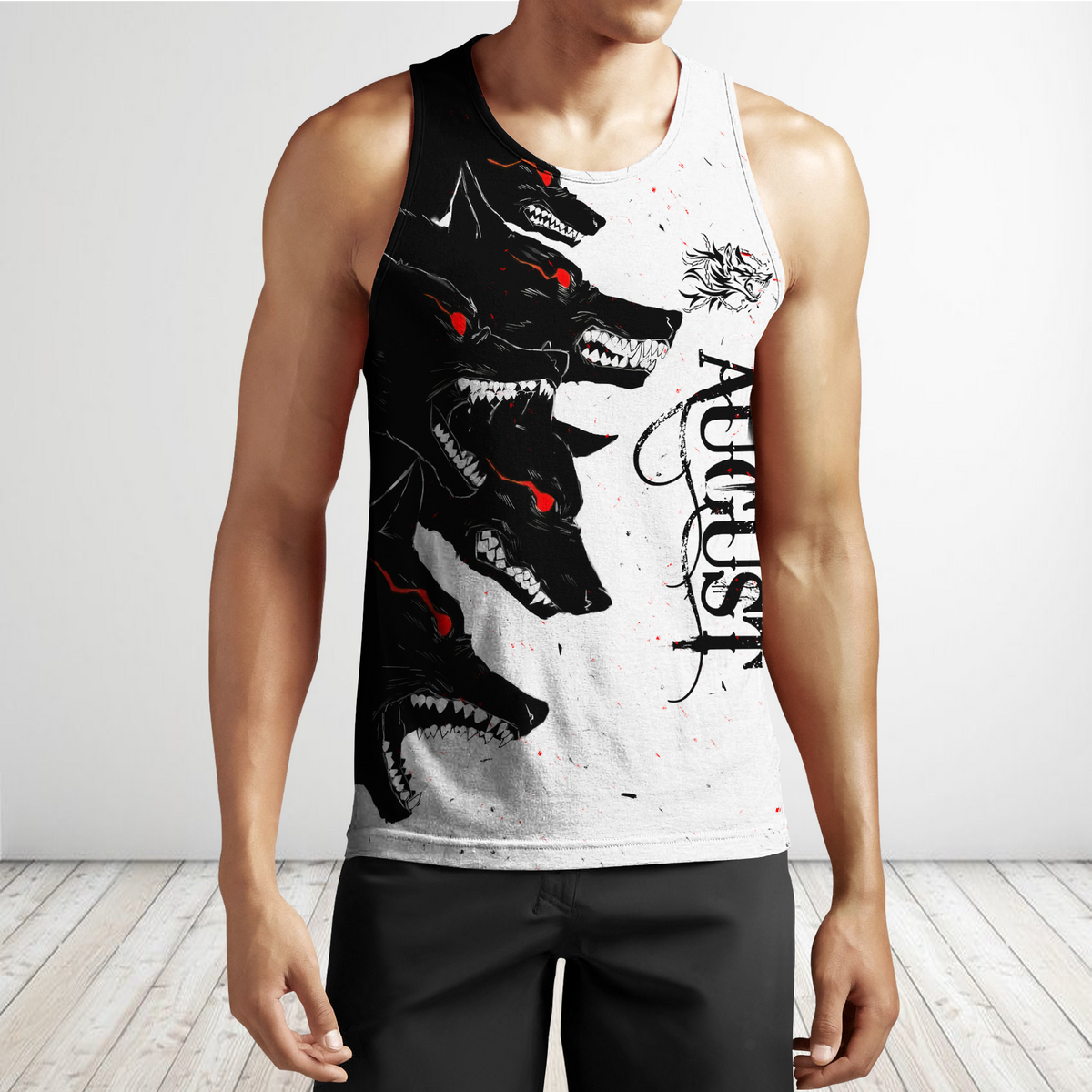 The Dark Wolf August 3D All Over Printed Unisex Deluxe Hoodie ML