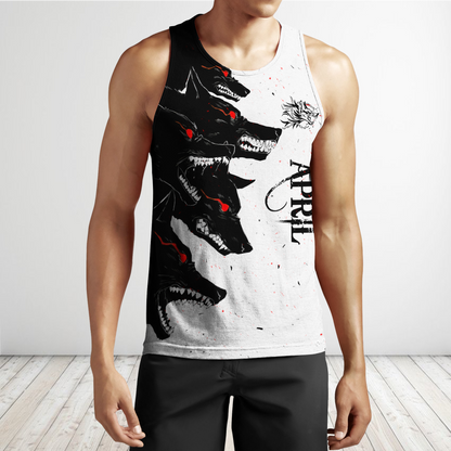 The Dark Wolf April 3D All Over Printed Unisex Deluxe Hoodie ML
