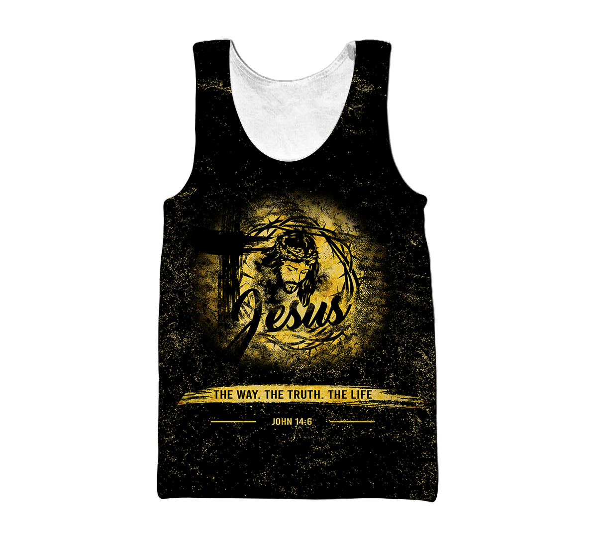 Jesus The Way The Truth The Life 3D All Over Printed Shirts For Men and Women Pi12062004-Apparel-TA-Tank Top-S-Vibe Cosy™