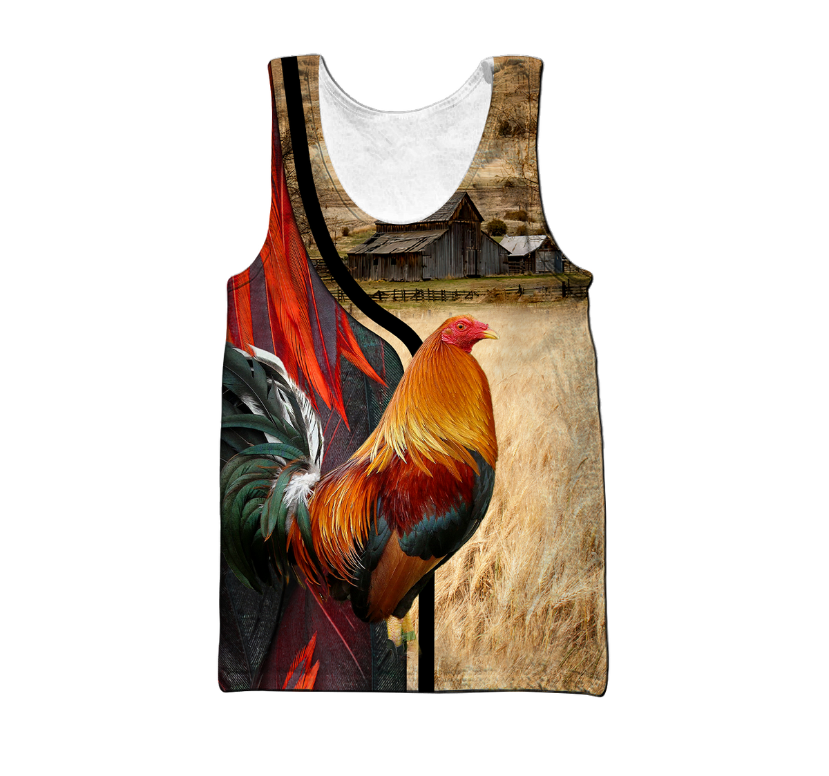 Premium Rooster 3D All Over Printed Unisex Shirts
