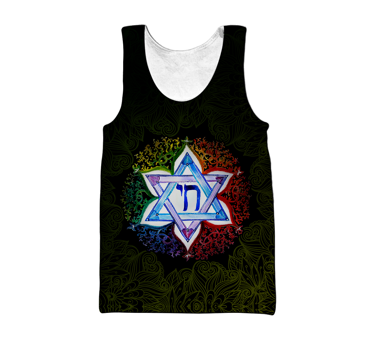 Premium Hanukkah Jewish Chai Symbol Star Of David All Over Printed Shirts For Men And Women MEI
