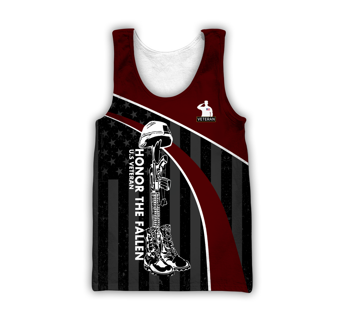 Veteran Honor the fallen 3d all over printed shirts for men and women TR1905206S-Apparel-Huyencass-Tank Top-S-Vibe Cosy™