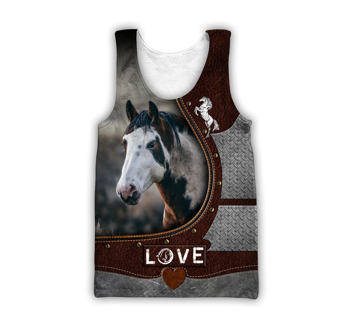 Love Beautiful Horse 3D All Over Printed Shirts For Men And Women TR2505204S-Apparel-MP-Tank Top-S-Vibe Cosy™