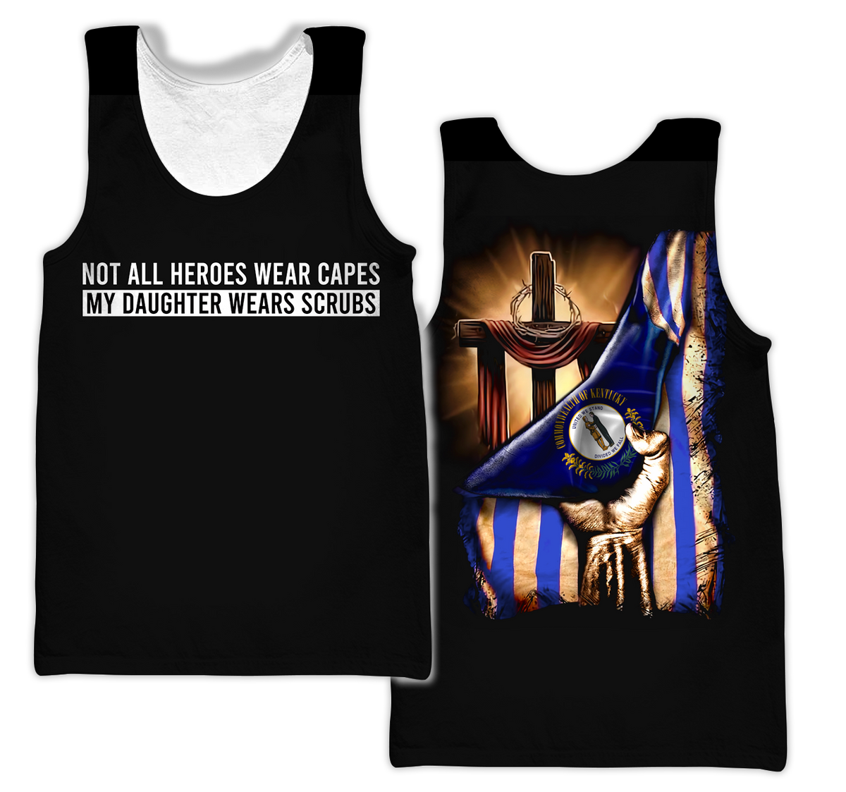 My daughter Kentucky 3d hoodie shirt for men and women HAC040401-Apparel-HG-Men's tank top-S-Vibe Cosy™