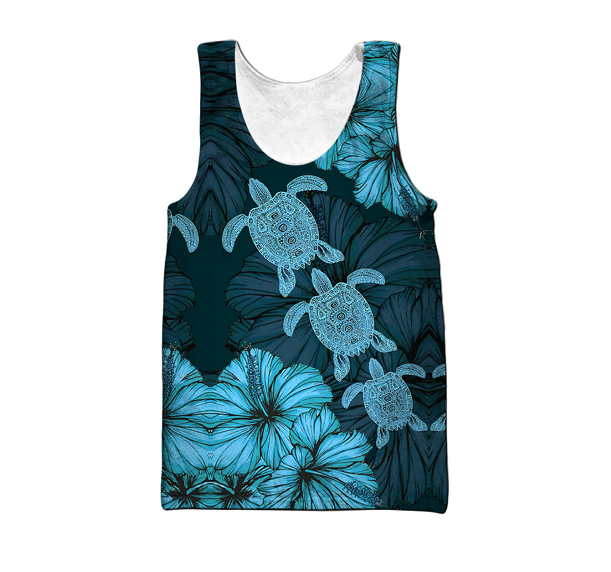 Turtle 3d hoodie shirt for men and women HAC270407-Apparel-HG-Men's tank top-S-Vibe Cosy™