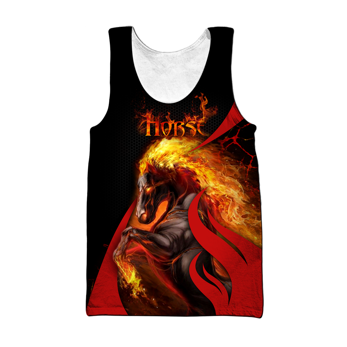 Black Horse 3D All Over Printed Unisex Shirts Pi112043