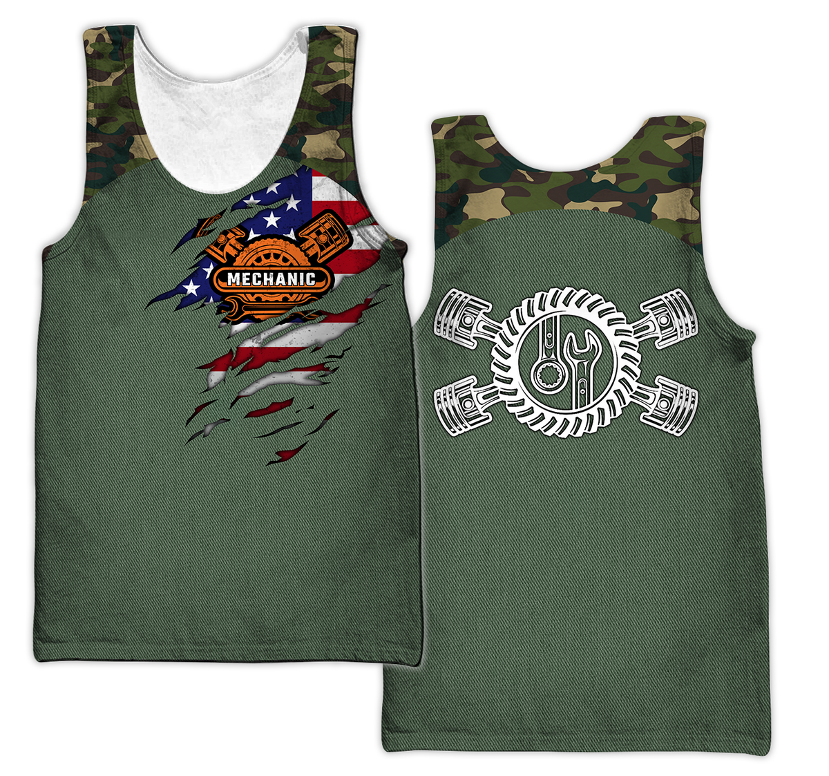 Mechanic Camo 3D All Over Printed Hoodie For Men and Women Pi15092005S1