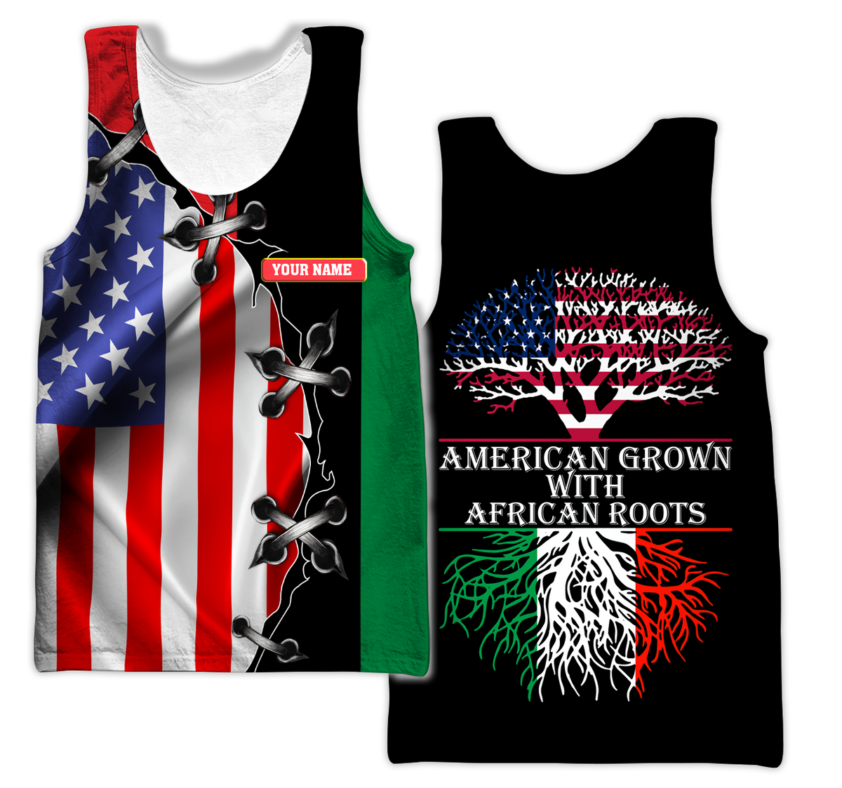American grown with african roots 3d hoodie shirt for men and women HAC250601-Apparel-HG-Men's tank top-S-Vibe Cosy™