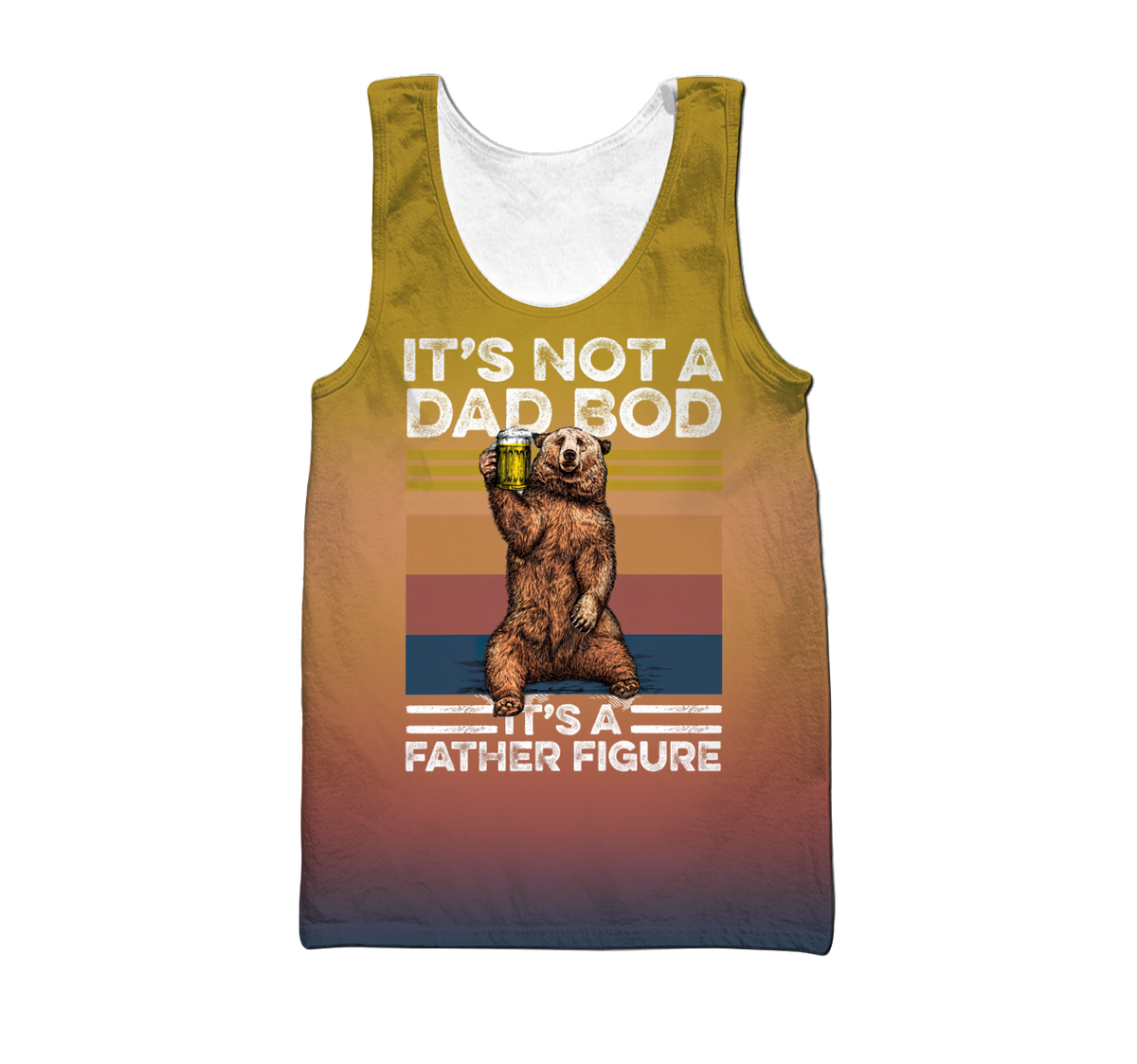 It's not a dad bod, 3d hoodie shirt for men and women ver2 HAC040605-Apparel-HG-Men's tank top-S-Vibe Cosy™