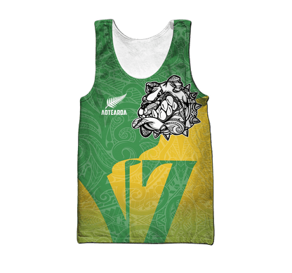 New zealand maori bulldog 3d all over printed for men and women
