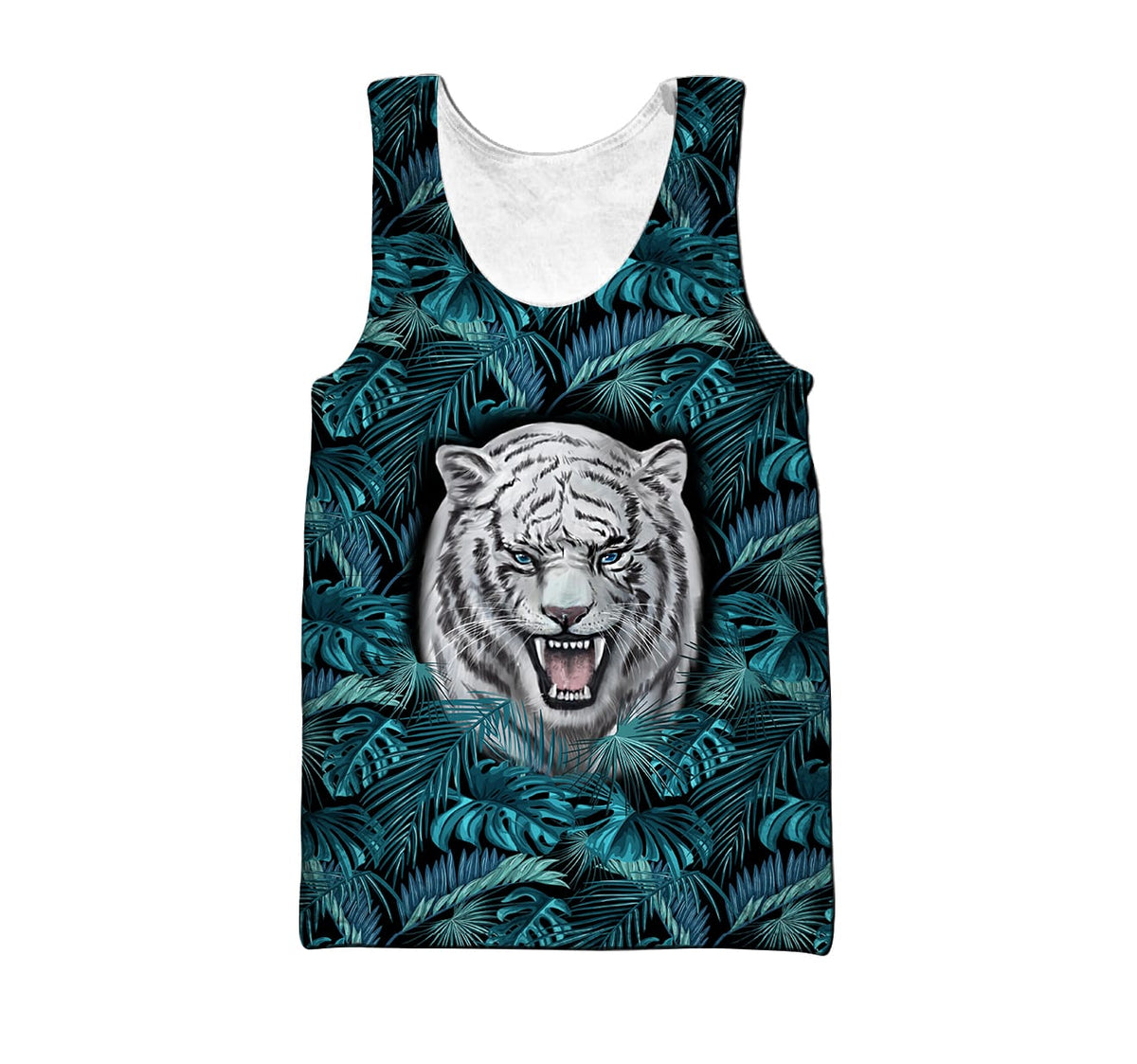 Powerful White Tiger Hoodie For Men And Women MH1908202-TQH