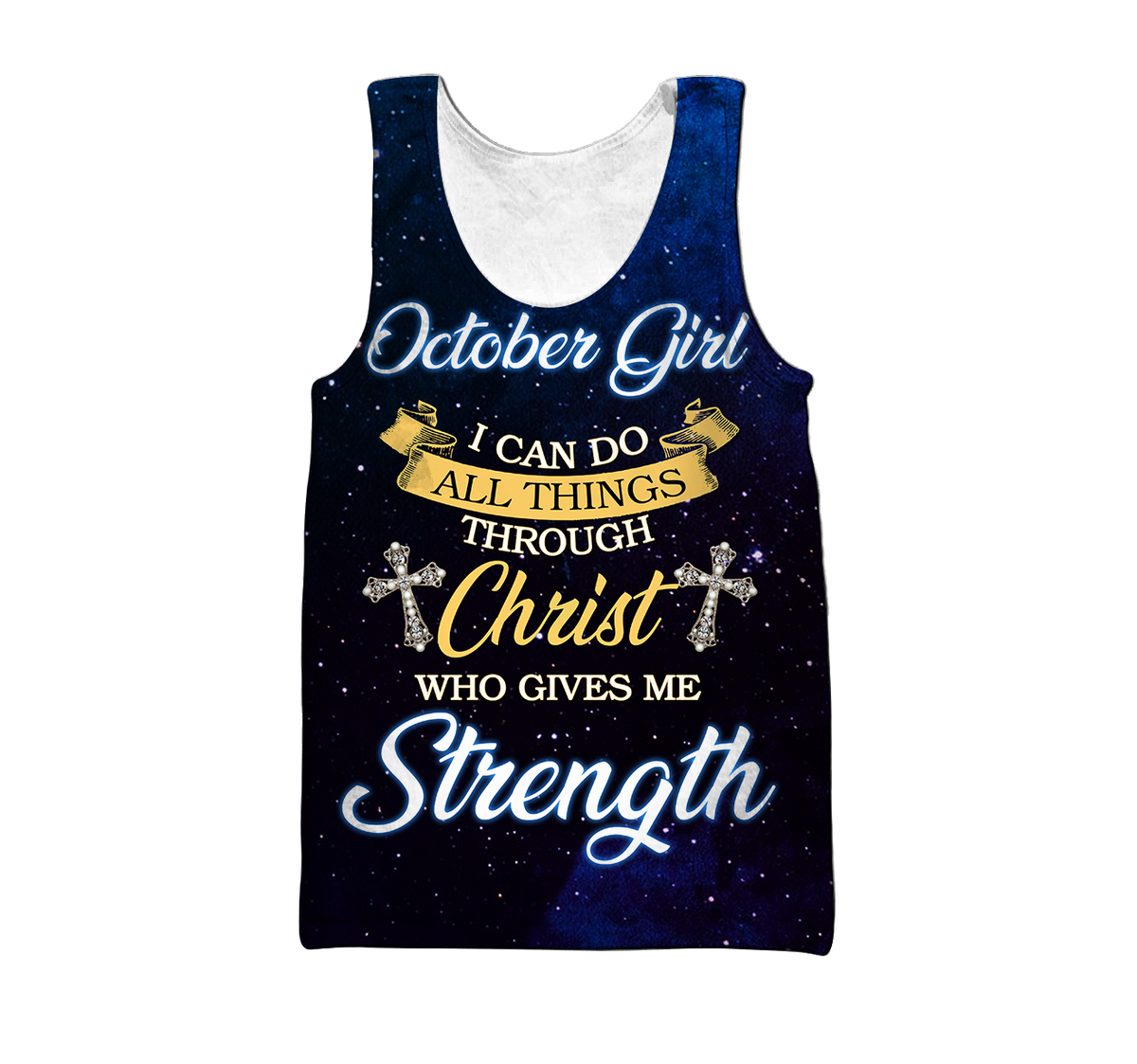 October Girl I Can Do All Things 3D All Over Printed Shirts For Men and Women DQB08122007S