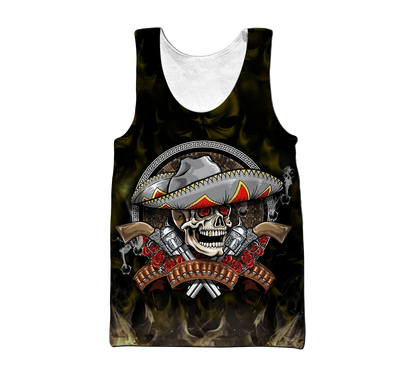 All Over Printe Beautiful Mexico Day Of The Dead Hoodie