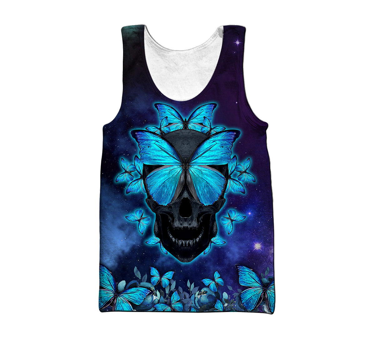 Love Skull 3D all over printed for man and women QB06052001-Apparel-PL8386-Tank Top-S-Vibe Cosy™
