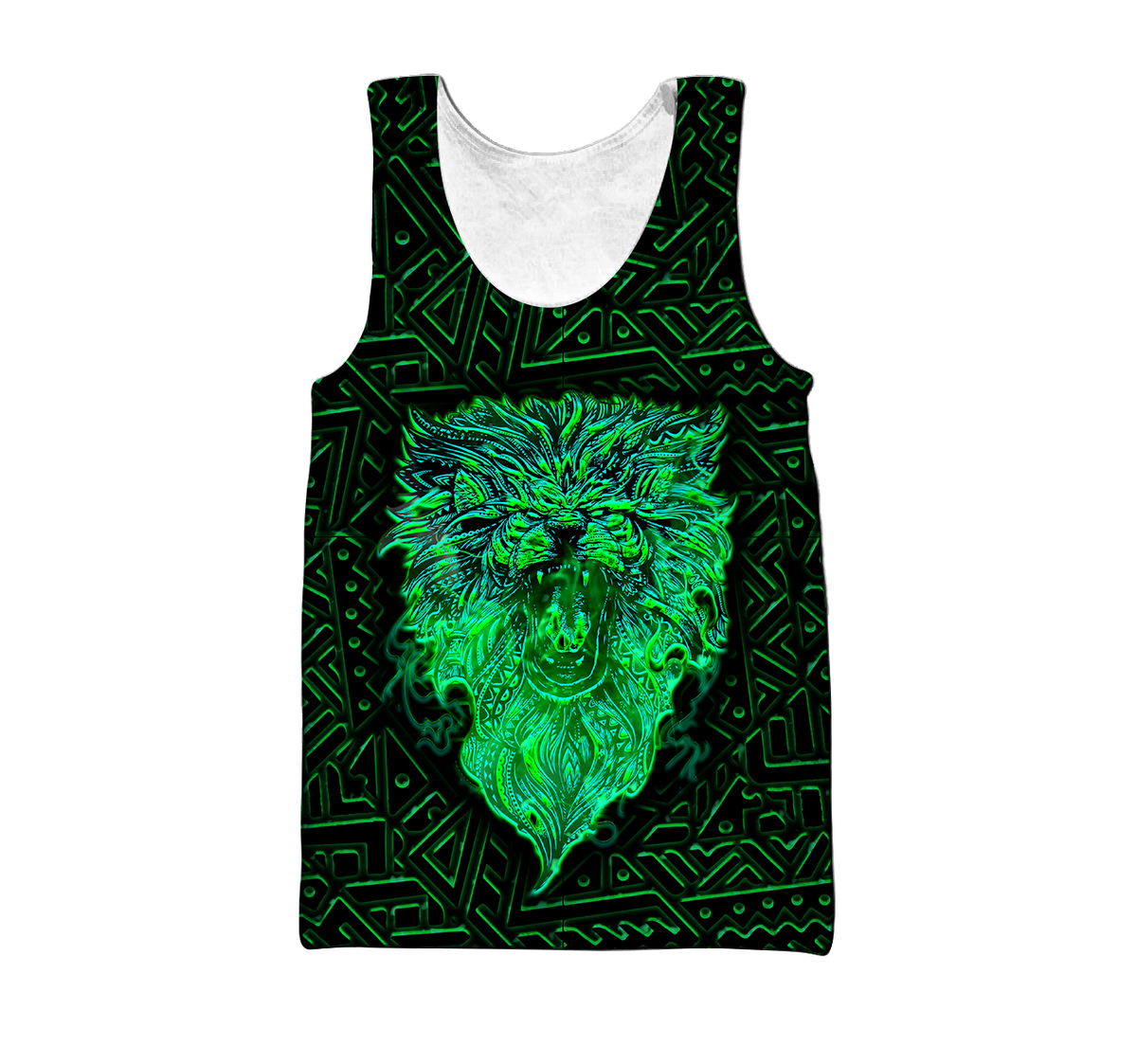 New zealand lion maori reggae 3d all over printed shirt and short for man and women-Apparel-PL8386-Tank top-S-Vibe Cosy™