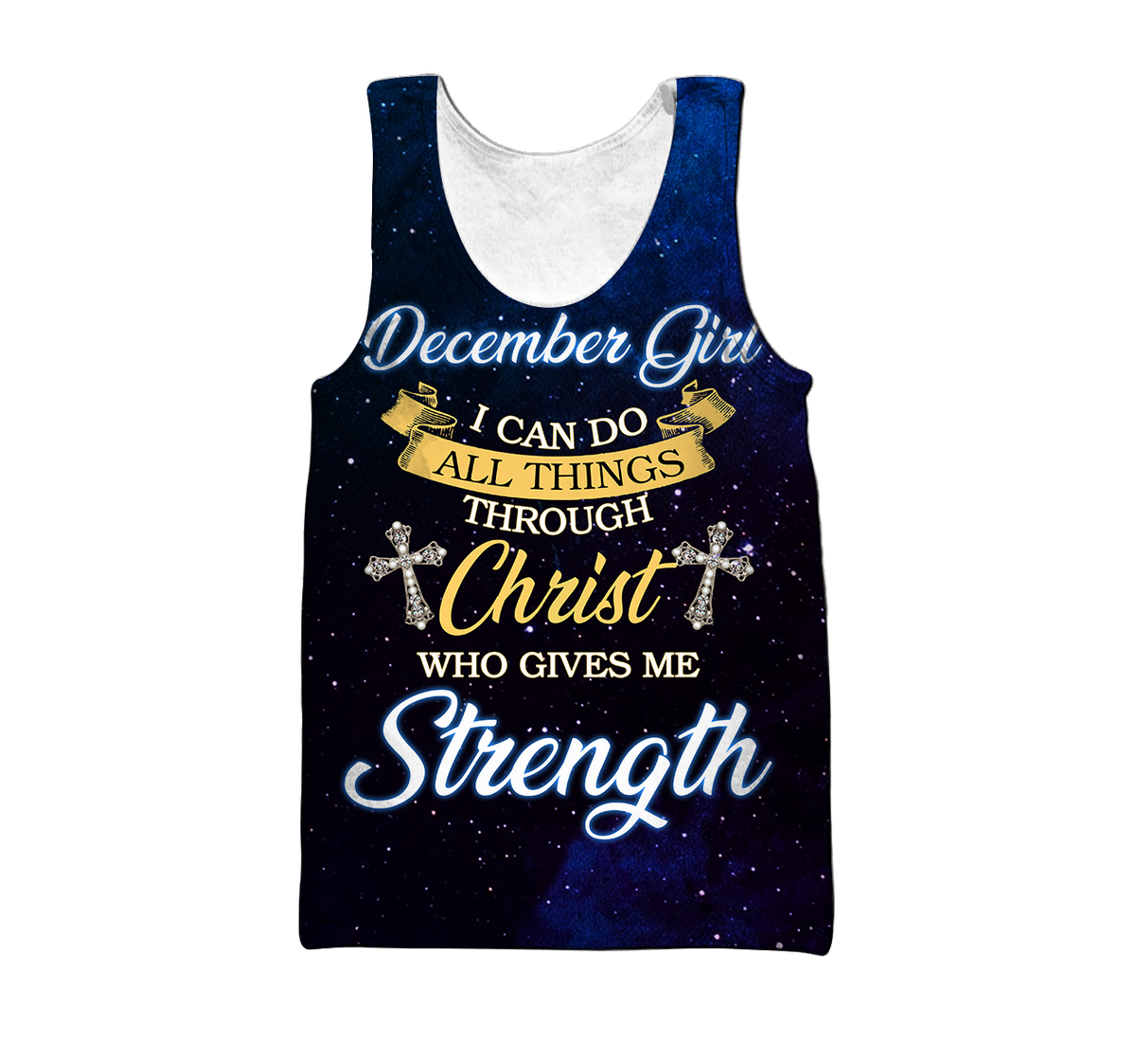 December Girl I Can Do All Things 3D All Over Printed Shirts For Men and Women DQB08122009S