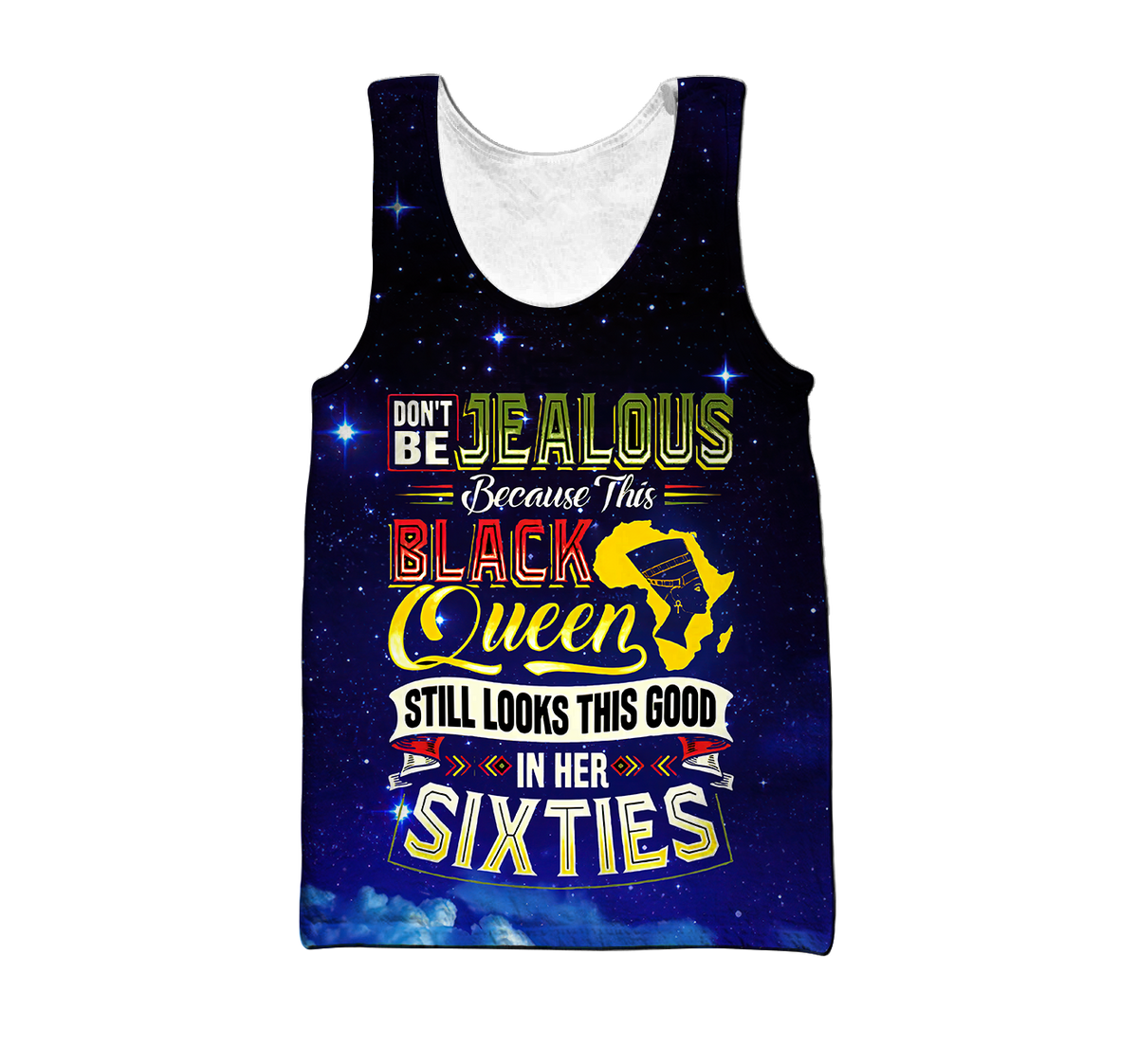 Black Queen in Her Sixties 3D All Over Print Hoodie
