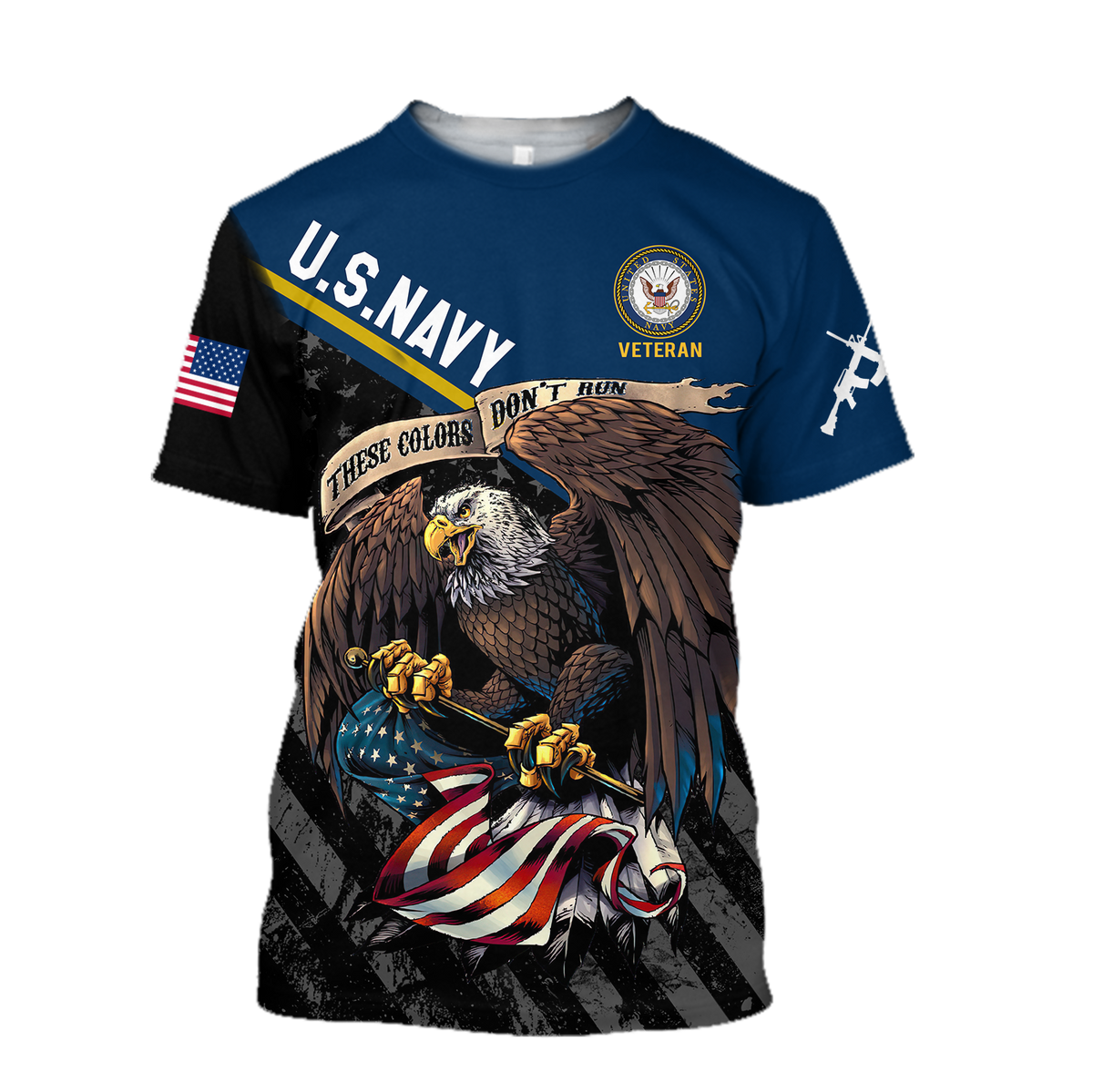 US Veteran Navy 3d all over printed shirts for men and women TR2005201S - Amaze Style™-Apparel