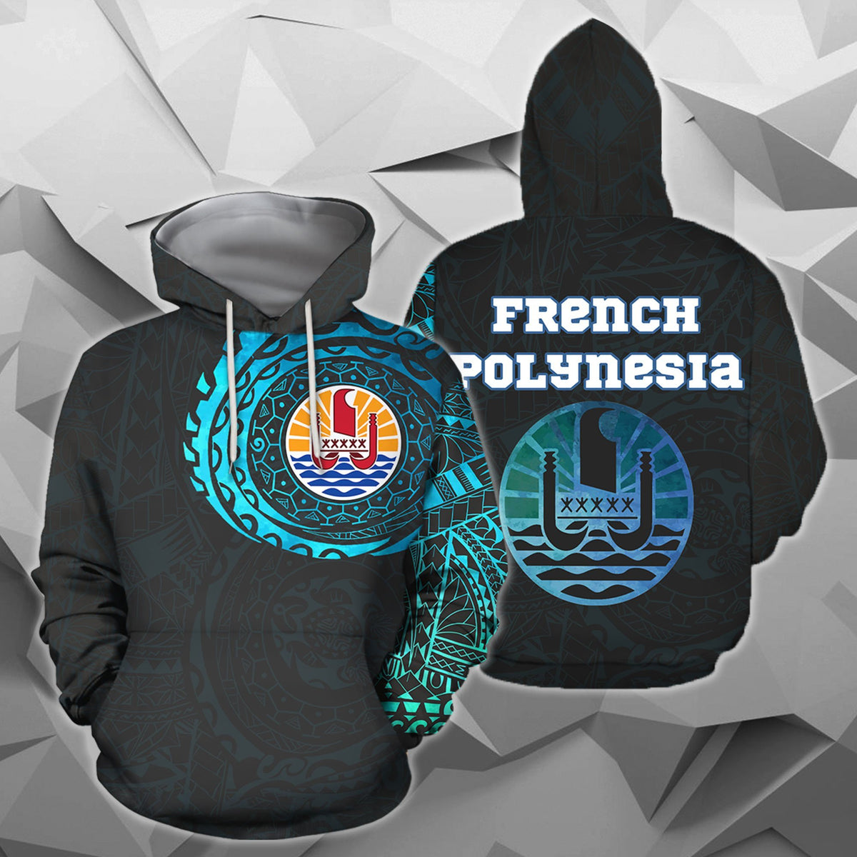 French Polynesia In My Heart Polynesian Hoodie Special Version A-Apparel-Khanh Arts-Hoodie-S-Vibe Cosy™