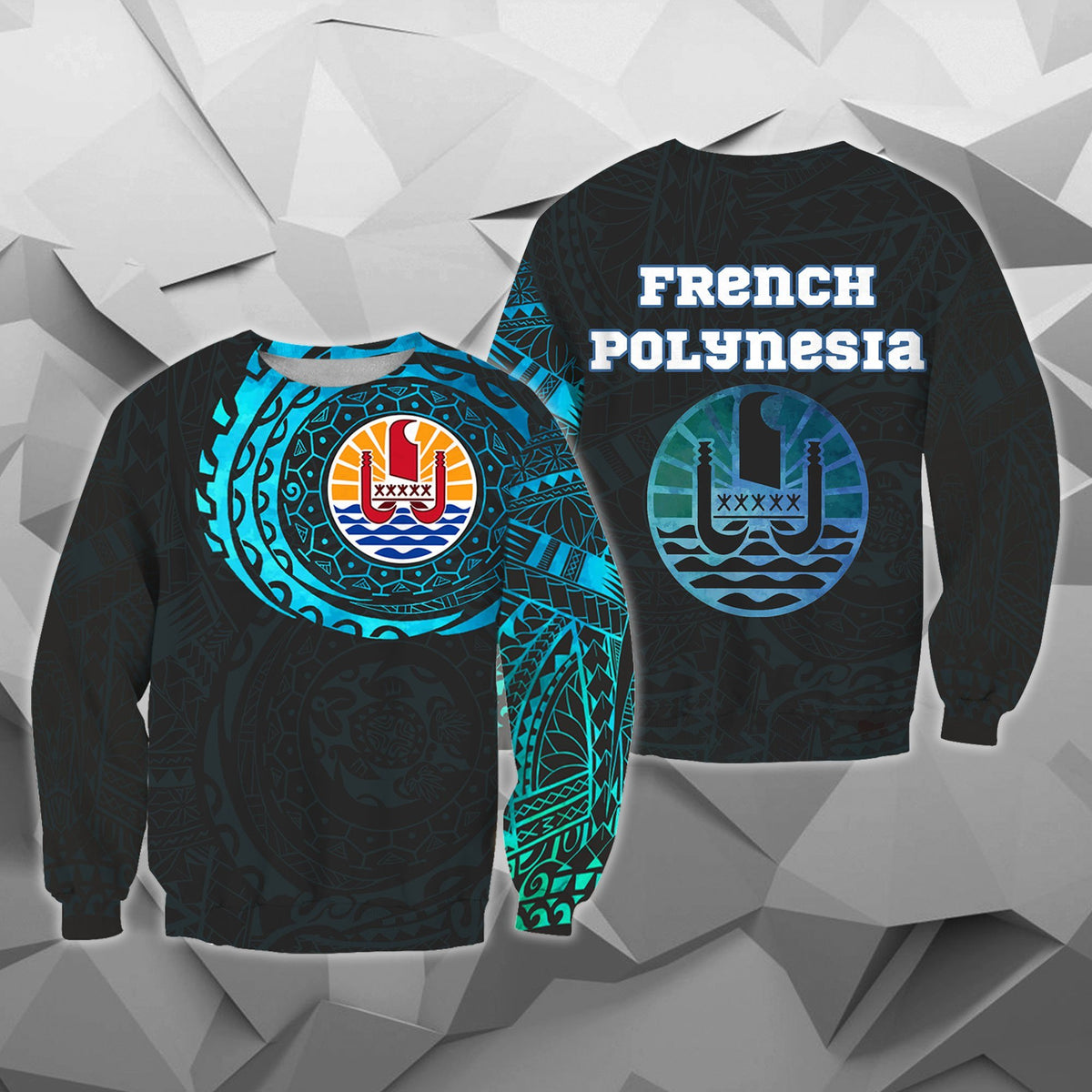 French Polynesia In My Heart Polynesian Hoodie Special Version A-Apparel-Khanh Arts-Sweat Shirt-S-Vibe Cosy™
