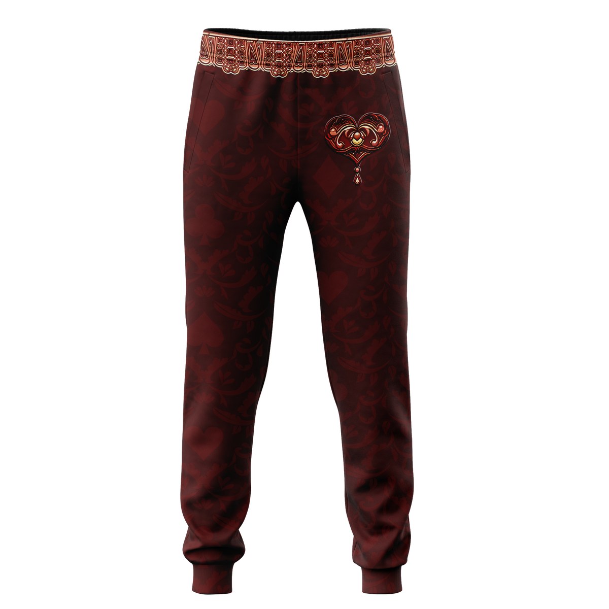 King Hearts Lion Poker 3D All Over Printed Combo Sweater + Sweatpant
