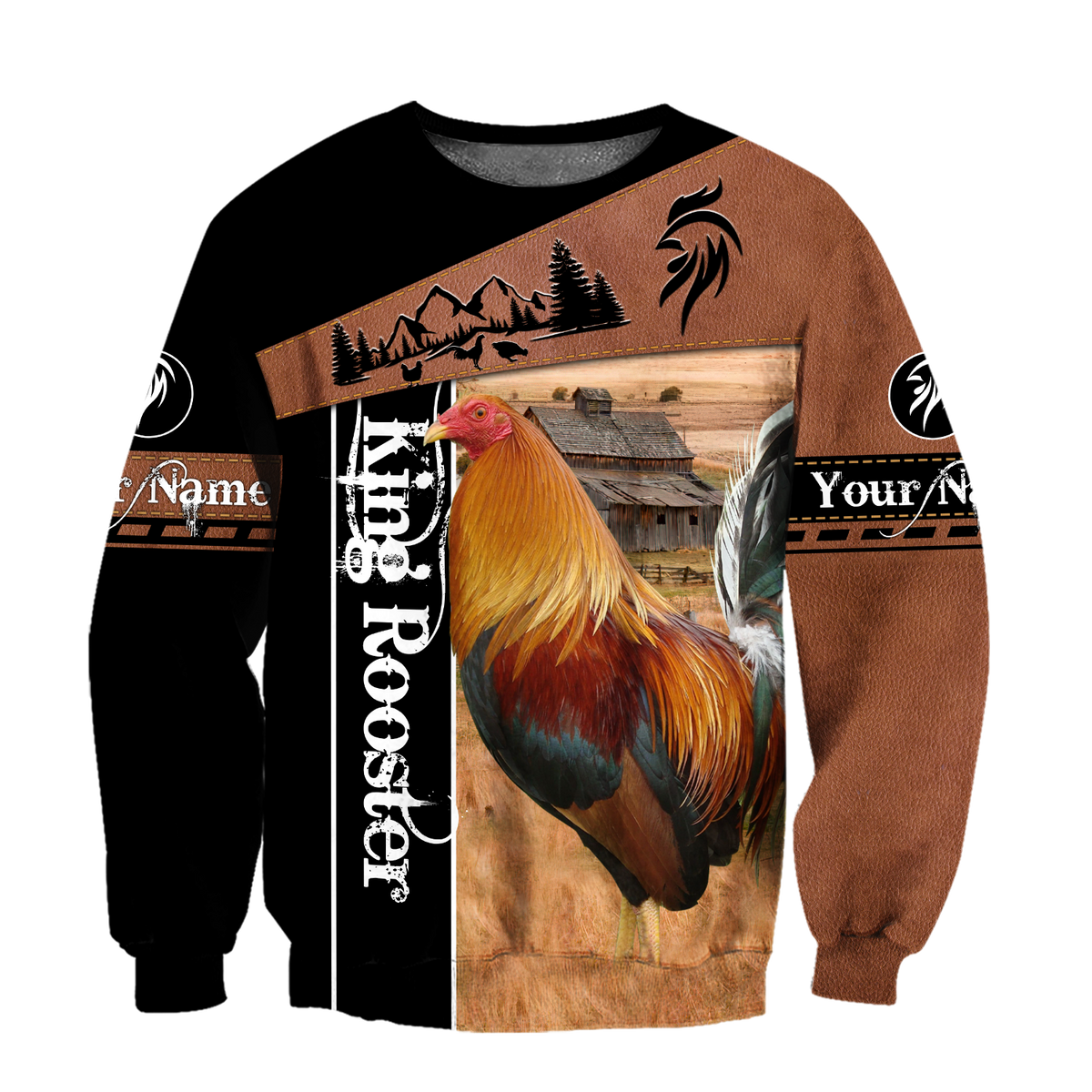 Personalized King Rooster 3D Printed Unisex Shirts SN27042103