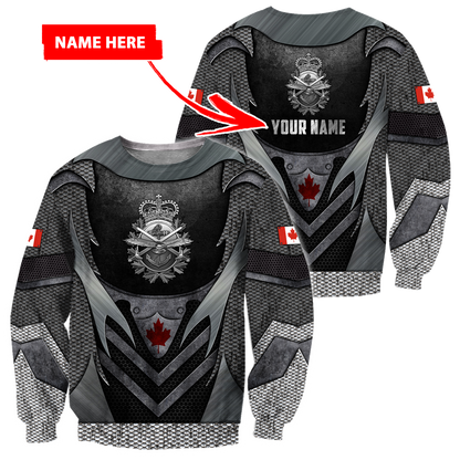 Custom Name XT Canadian Armed Forces 3D Printed Clothes PD16042103