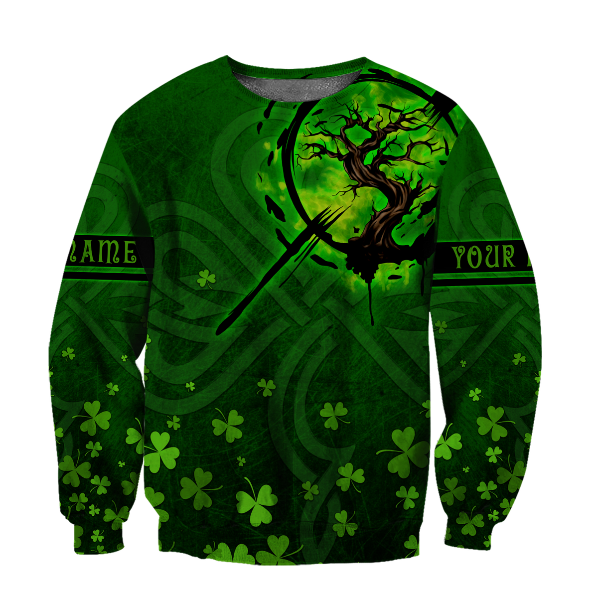 Premium Unisex Hoodie Irish St.Patrick Tree Of Life ML